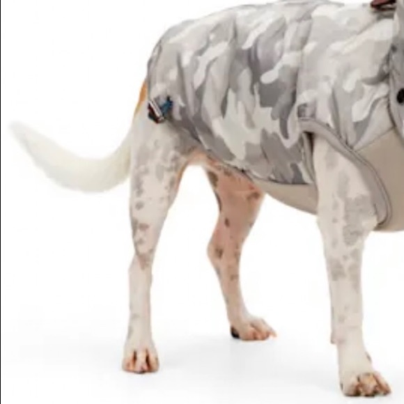 Reddy PrimaLoft Lightweight Insulated Grey Camo Dog Puffer Vest, XL